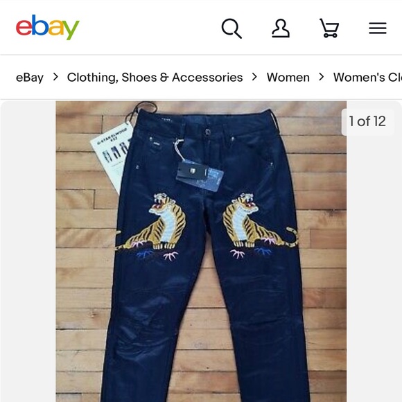 ๐ธ G-STAR ELWOOD X52 JEANS #02 - Picture 16 of 17